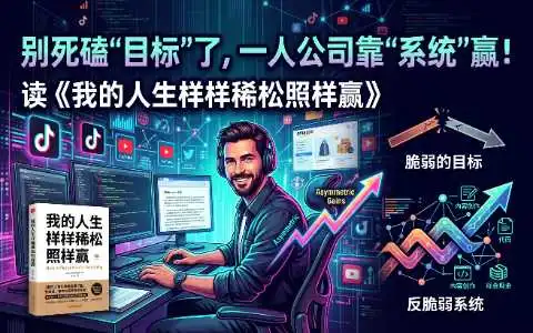 别再死磕“目标”了：一人公司的顶级杠杆，叫“系统”。读《我的人生样样稀松照样赢》有感
